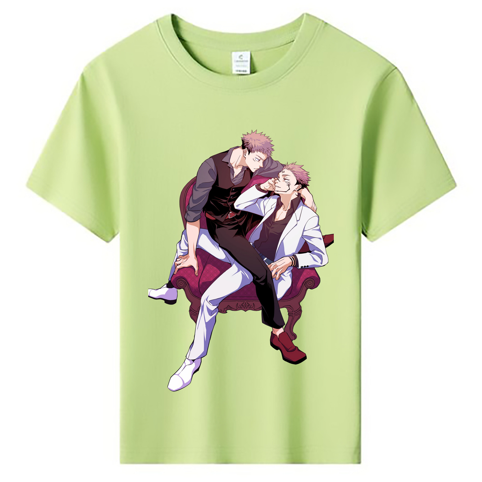 （画像用） 呪術廻戦 Jujutsu Kaisen 綿100％キッズTシャツ（フロントプリント）